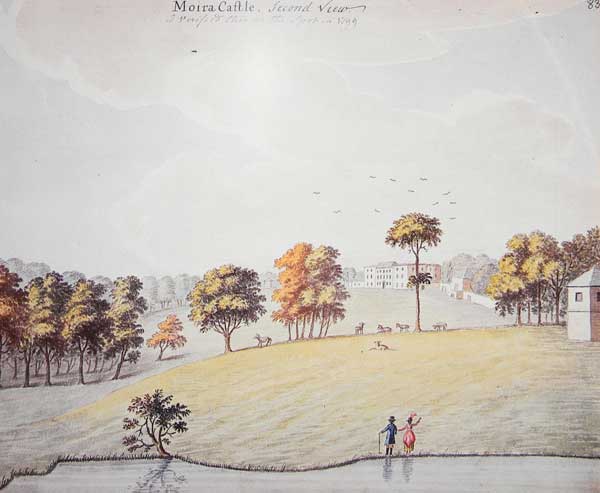 Beranger painter of Moira Castle  © Royal Irish Academy